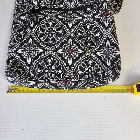 Vera Bradley Black Flowered Purse - Picture 7 of 8
